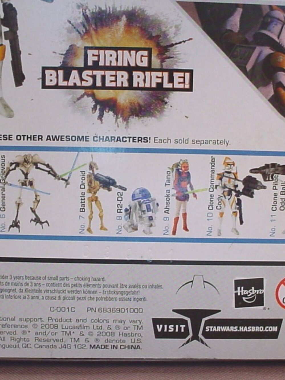 Star Wars The Clone Wars Clone Commander Cody Action Figure In The Original Pack - Picture 6 of 6